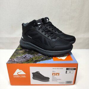 Ozark Trail Tech Hiker Waterproof Leather Outdoor Men's US 10 EUR 43 Shoes NIB